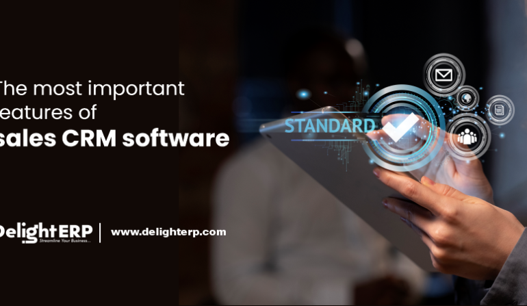 The most important features of sales CRM software