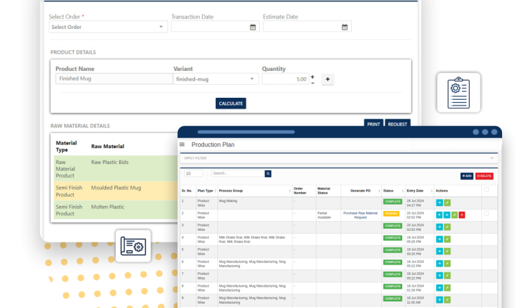 Production Planning and Cycle Management