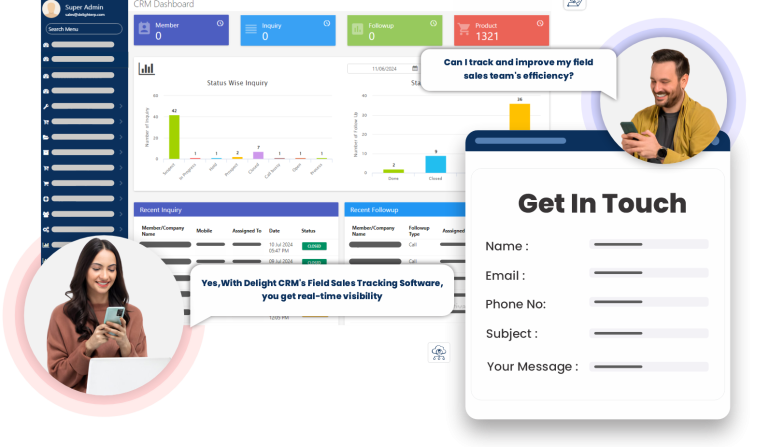 Mobile application, fieldwork tracking, salesperson location tracking