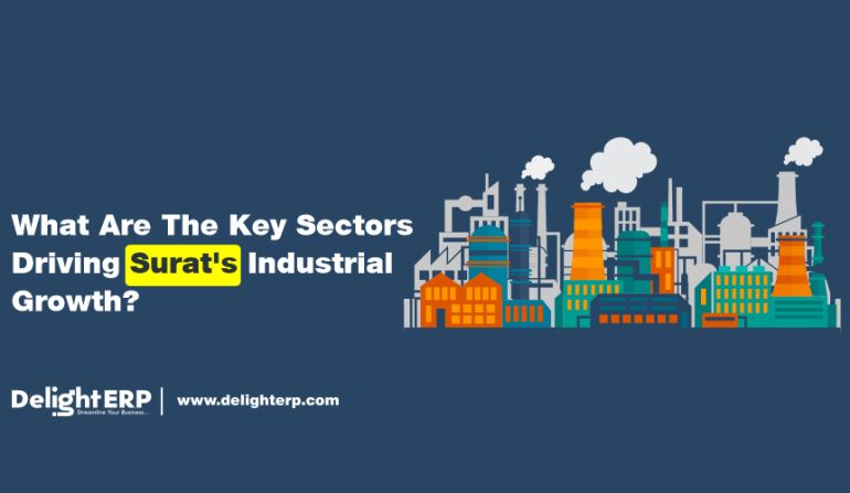 Surat industrial area, manufacturing industry, diamond industry