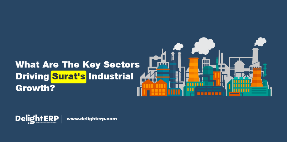 Surat industrial area, manufacturing industry, diamond industry