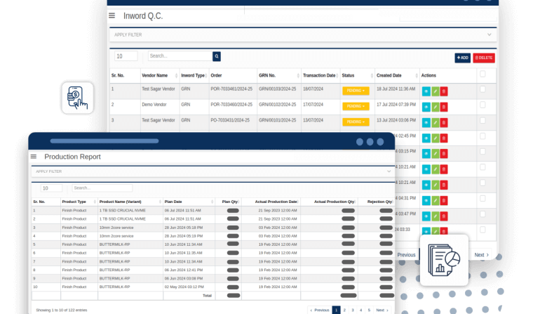 Delight ERP Production Management Software