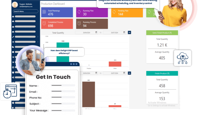 Delight Production Management ERP Software